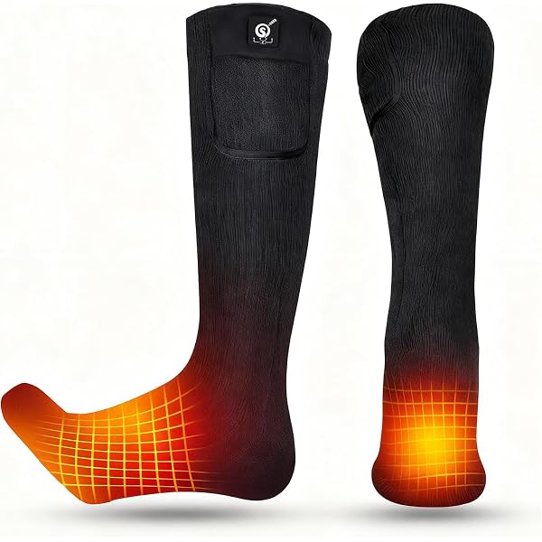 Amazon.com: Lenz 6.1 Toe Cap Compression Unisex Heated Socks with