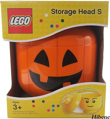 lego pumpkin storage head