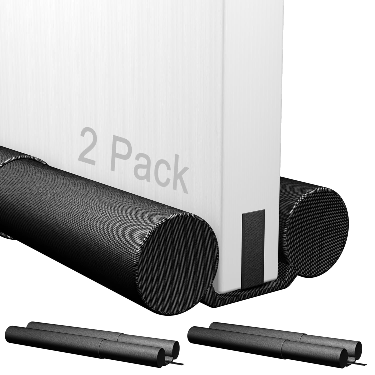 Photo 1 of 2 Pack Upgrade Door Draft Stopper 30-36 inch,Door Stoppers for Bottom of Door,Under Door Noise Stopper,Door Noise Blocker,Door Draft Blocker