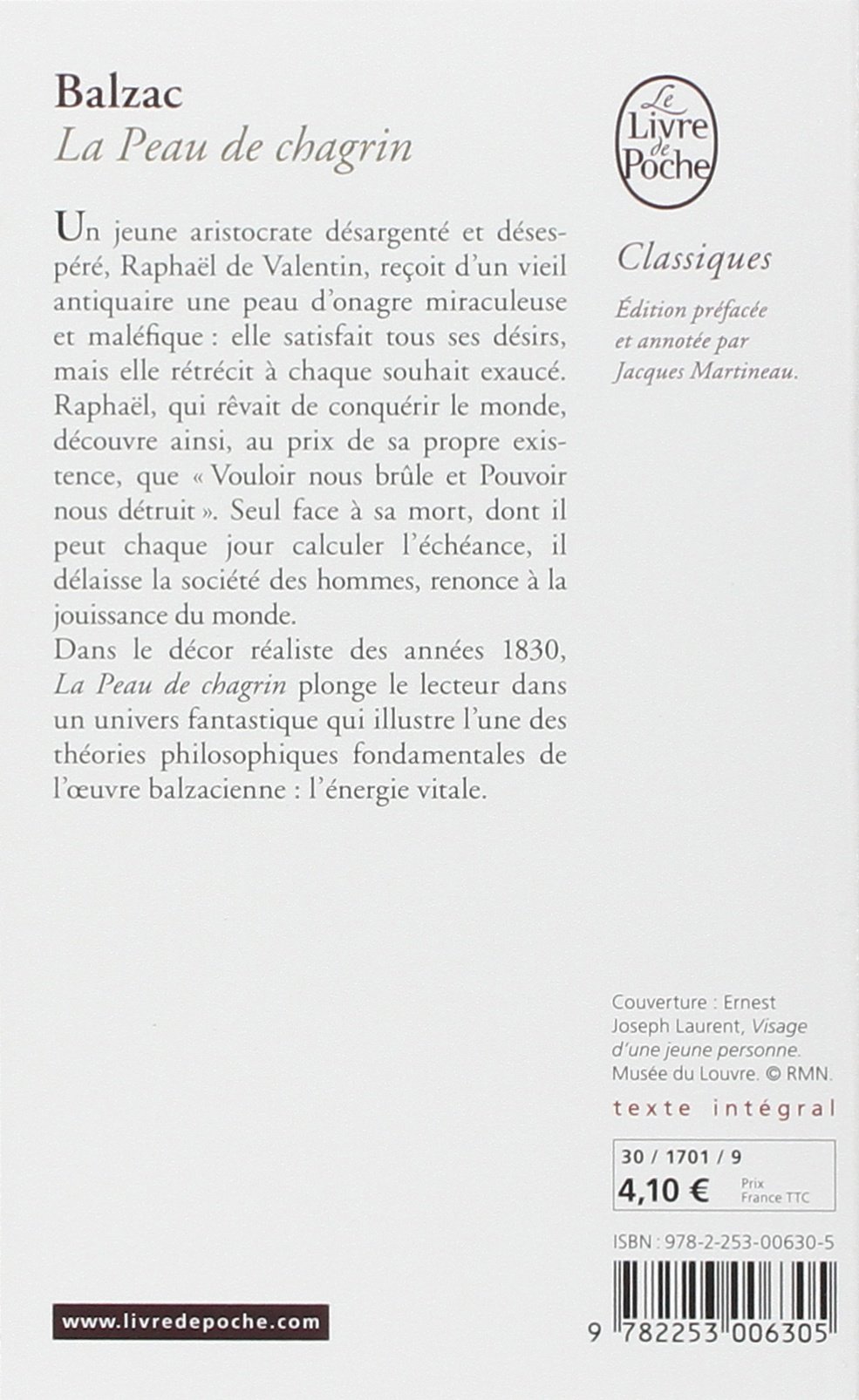 Amazon Fr La Peau De Chagrin Balzac Honore De Livres