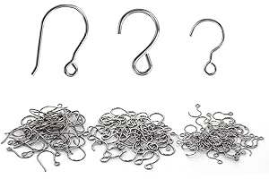 GOLDENHAITAI 120pcs Stainless Steel S Shape Ornament Hooks for Suncatcher, Chandelier Lamps Crystals, Art & Crafts, Jewelry Making, Crystal Bead Curtain, Crystal Garland (Mixed Silver