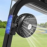 AMACOOL Magnetic Golf Cart Cruise Fan, Portable Travel Fan for Sleeping, Birthday Gifts for Golfer Men Dad Father, 5000mAh Battery Rechargeable, Golf Cart Cruise Travel Essentials Accessories 2026