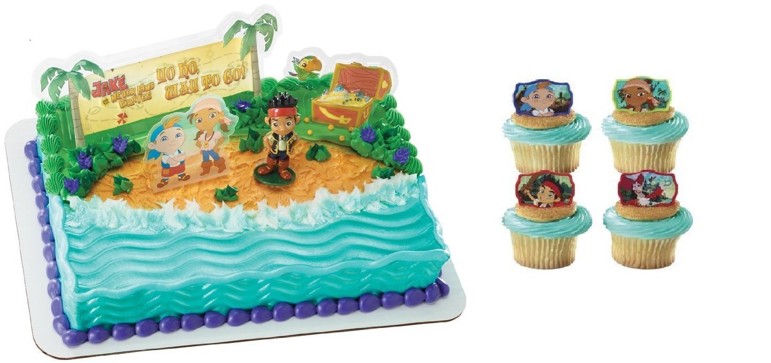 Disney Junior Jake And The Neverland Pirates Cake Topper Plus 24