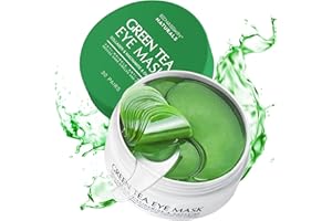 Enaskin Naturals Under Eye Patches Dark Circles Under Eye Masks for Puffiness - Green Tea Eye Gel Pads Retinol Collagen Hyaluronic Acid Moisturizing & Reducing Wrinkles (Green Tea)