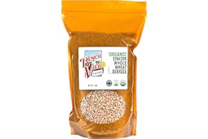 BENCH VIEW FARMS Organic Einkorn Wheat Berries - 3lbs