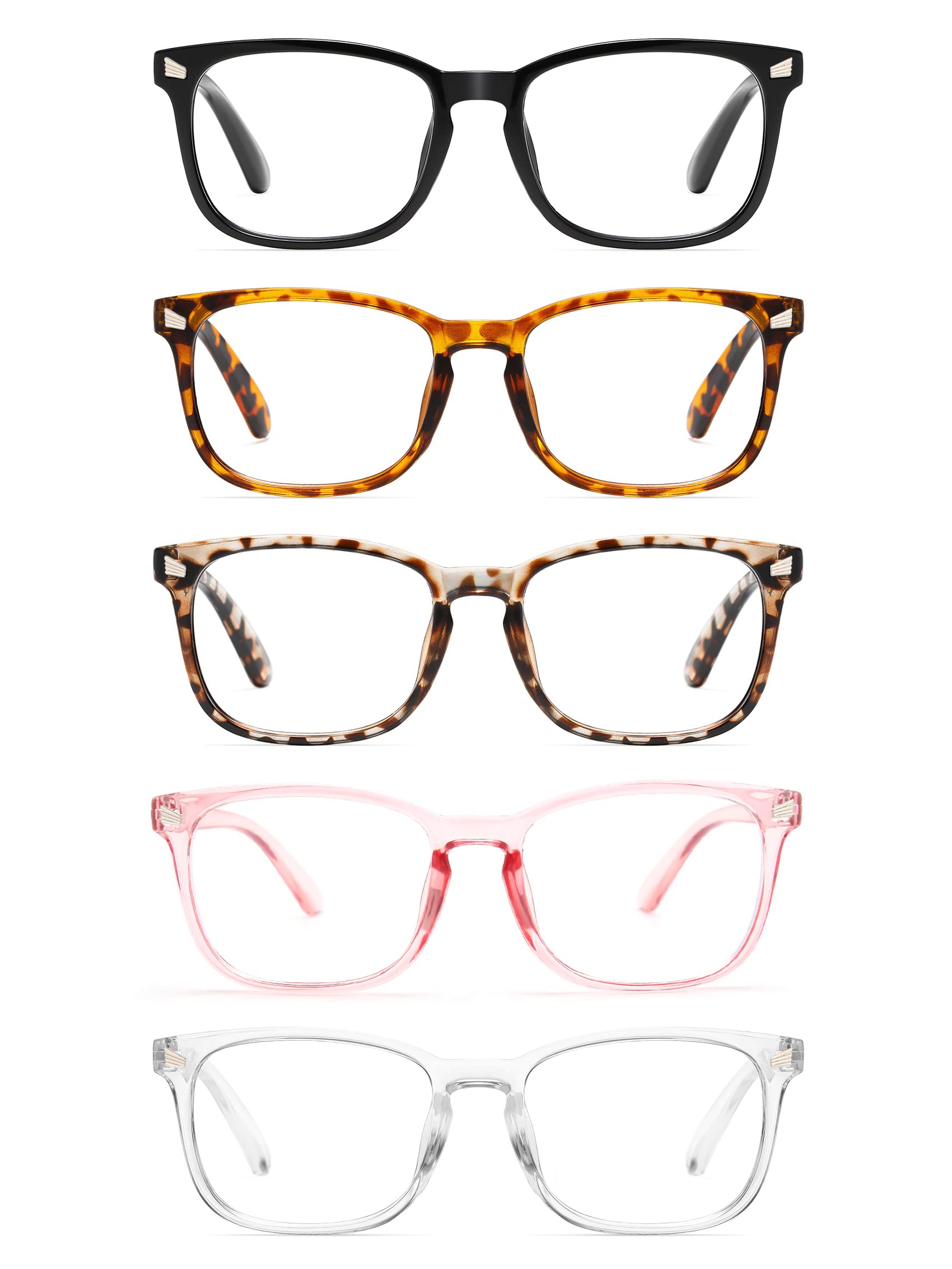 Photo 1 of CCVOO Mix & Match Reading Glasses for Women - Lightweight, Comfortable Fit, Clear Vision - Blue Light Blocking