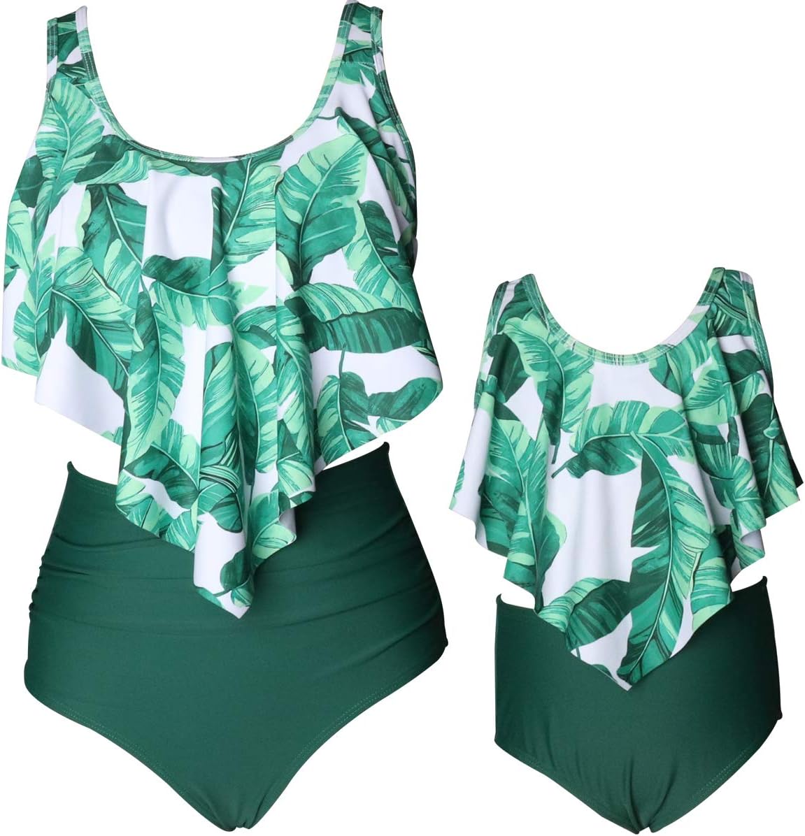 Mother and Daughter Swimwear Family Matching Swimsuit Girls Swimwear