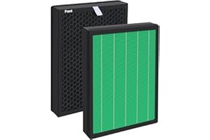 MOZZOOM Replacement Filter for Coway AIRMEGA Max2 300/300S Air Purifier H13 HEPA Activated Carbon MAX2 3-Stage Filtration, AP-1515-FP, 1 Pack