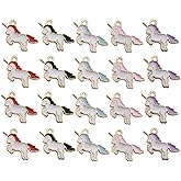 iloveDIYbeads 50pcs Gold Plated Cute Enamel Unicorn Charm Pendant for DIY Jewelry Making Necklace Bracelet Earring DIY Jewelry Accessories Charms (M158)