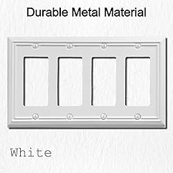 OKAWYC Quadruple Decorator Light Switch Cover Adler