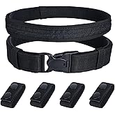 BIFZOIN Tactical Duty Belts Law Enforcement - Police Duty Belt with 4 Keepers,2'' Triple-Locking Belt