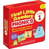 First Little Readers: Phonics Set 1 / Short Vowels, Blends &amp; More (Single-Copy Set): 20 Decodable Books for Beginning Readers