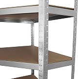 TMZ Heavy Duty Galvanised Steel Shelving 175kg/shelf 4 Levels 150cm H x 70cm W view 4