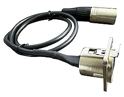 DIYTECH Premium XLR Pass Through Cable, No