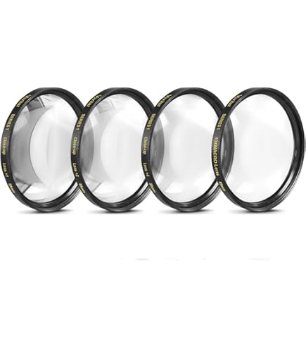 Lot De 3 Bonnettes Macro Vivitar 49 Mm +1 +2 +4 - Vintage Avec Boîte Et étui