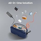 tomtoc Cable Organiser Bag Travel Pouch Water Resistant Tech Organizer view 7
