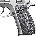 Guuun CZ 75 Compact Grips G10 Material OPS Texture fit CZ P-01, Canik 55, P100，C100，T100, PCR, CZ 75 D, CZ 75 85 Compact