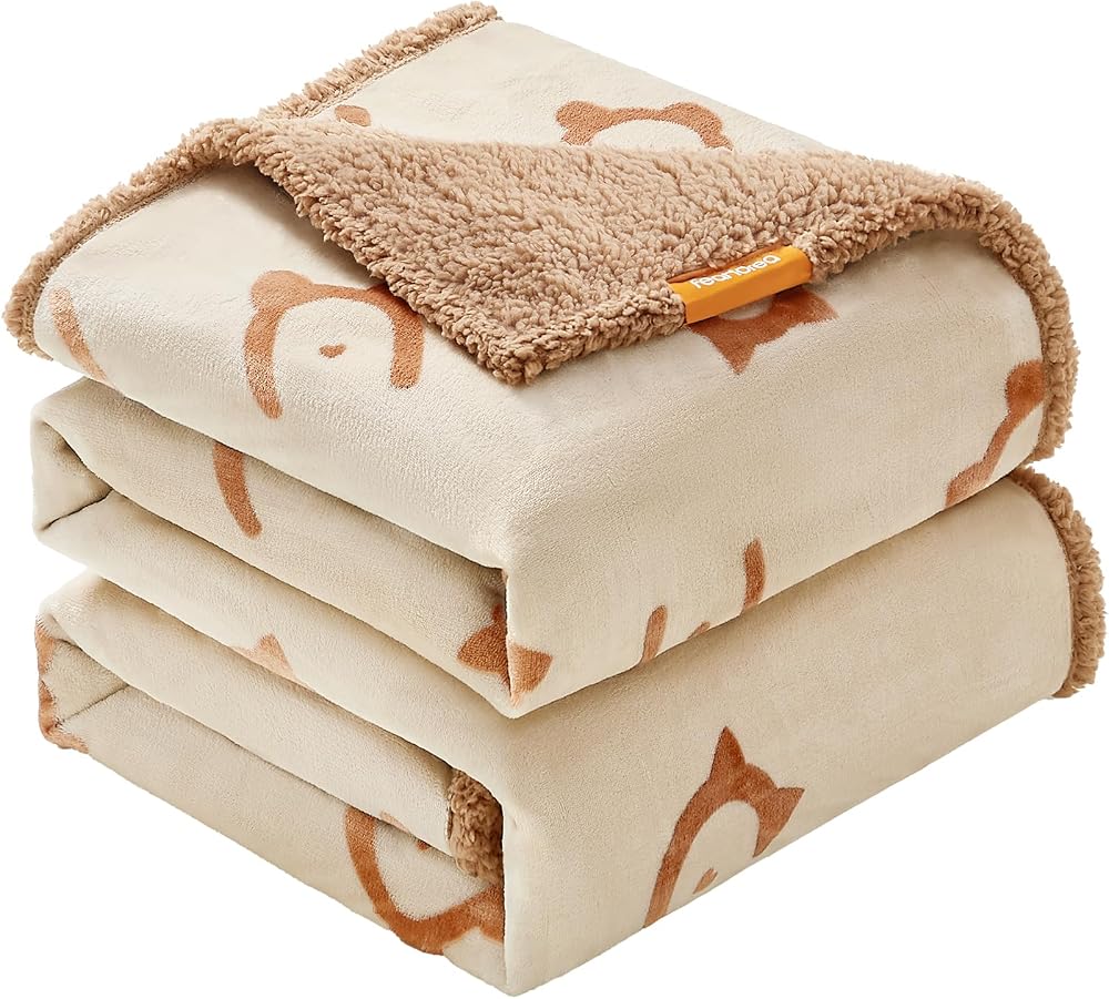 Feandrea Waterproof Dog Blanket XXXL 229 x 203 cm Reversible Beige