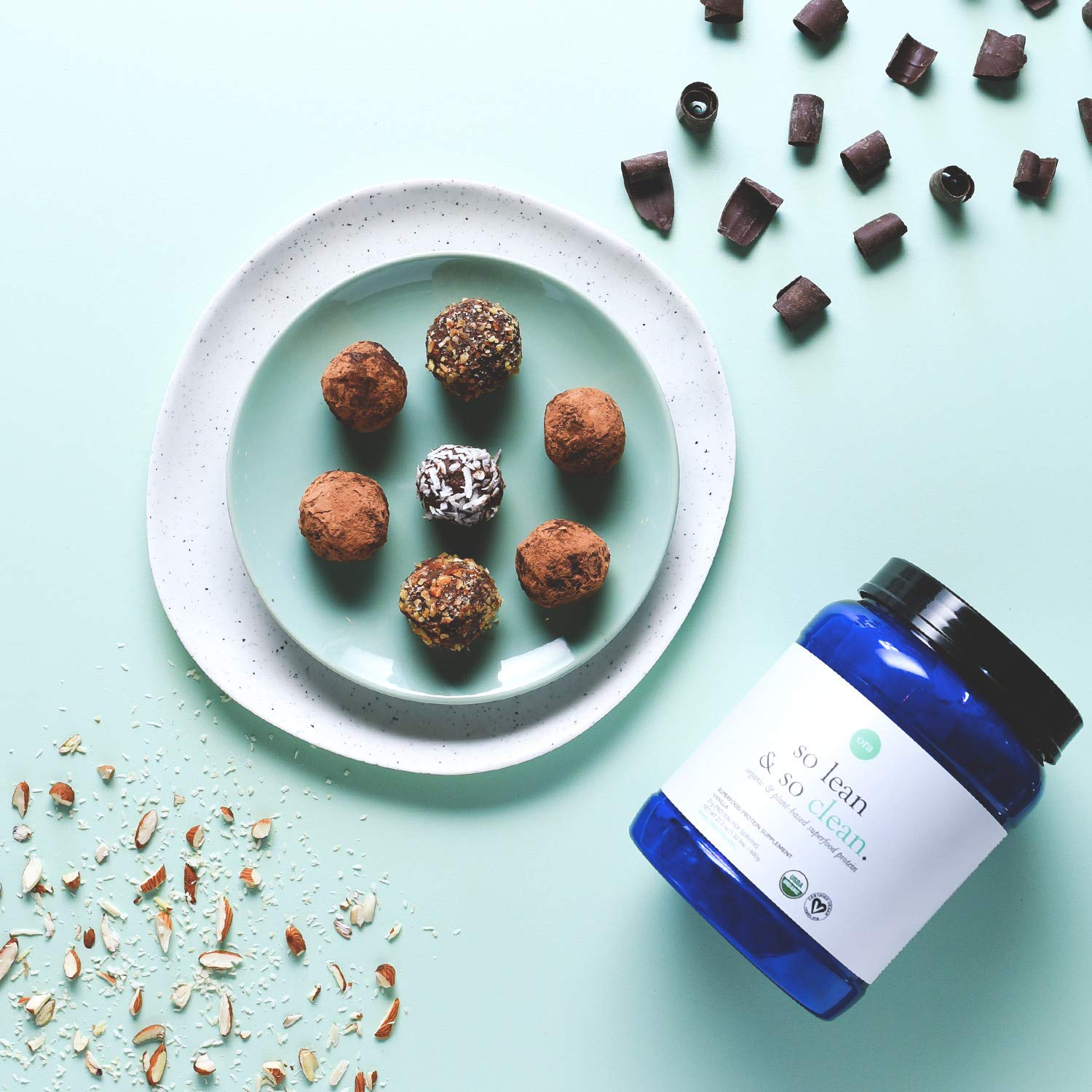 Ora Organic Vegan Protein Powder 22g of Raw, PlantBased, Lowcarb