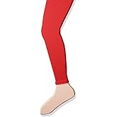 Jefferies Socks Girls' Cotton Footless Tights with Scalloped Edge