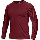 Boladeci Men's UPF 50+ Sun Protection UV SPF Shirts Long Sleeve Lightweight Quick Dry Swim T-Shirts Rash Guard