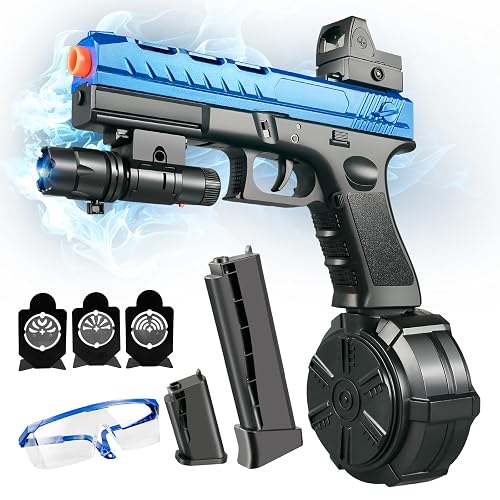 Orby Machine Gun Orby Gun Pistol - Splat Ball Gun with Manual-Automatic Dual Mode ...