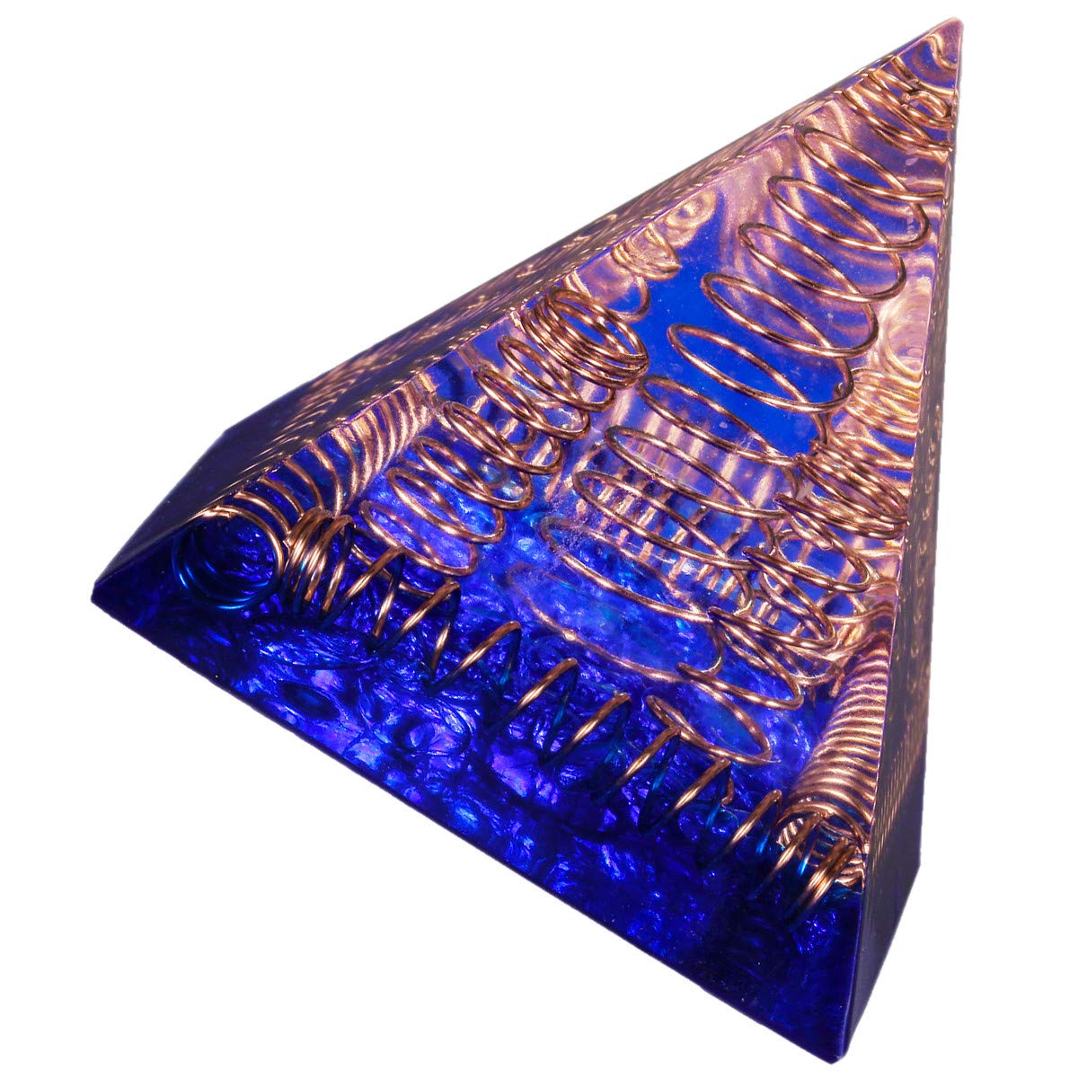 KYEYGWO Healing Stones Chakra Pyramids Center Pyraminds, Crystal Pyramid for Positive Energy Reiki Meditation Therapies — image 1
