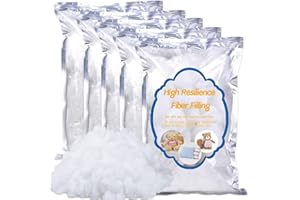 MORFEN 1000 G / 35.2 Oz Premium Fiber Fill Stuffing, Polyester Fiber Fill, Stuffed Animal Stuffing, Cushions Pillow Stuffing, High Resilience Poly Filling Stuffing for Crafts DIY Crochet Stuffing