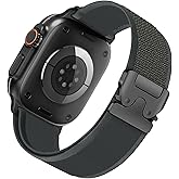 Trail Loop Band for Apple Watch Ultra/3/2 Bands 49mm 46mm 45mm 44mm 42mm 41mm 40mm 38mm Men Women,Braided Elastic Weave Nylon Sport Strap Fabric Wristband for iWatch Series 11 10 9 8 7 6 5 4 3 SE 3/2