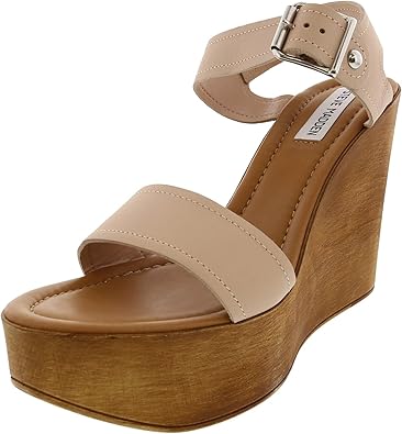 nude wedges amazon