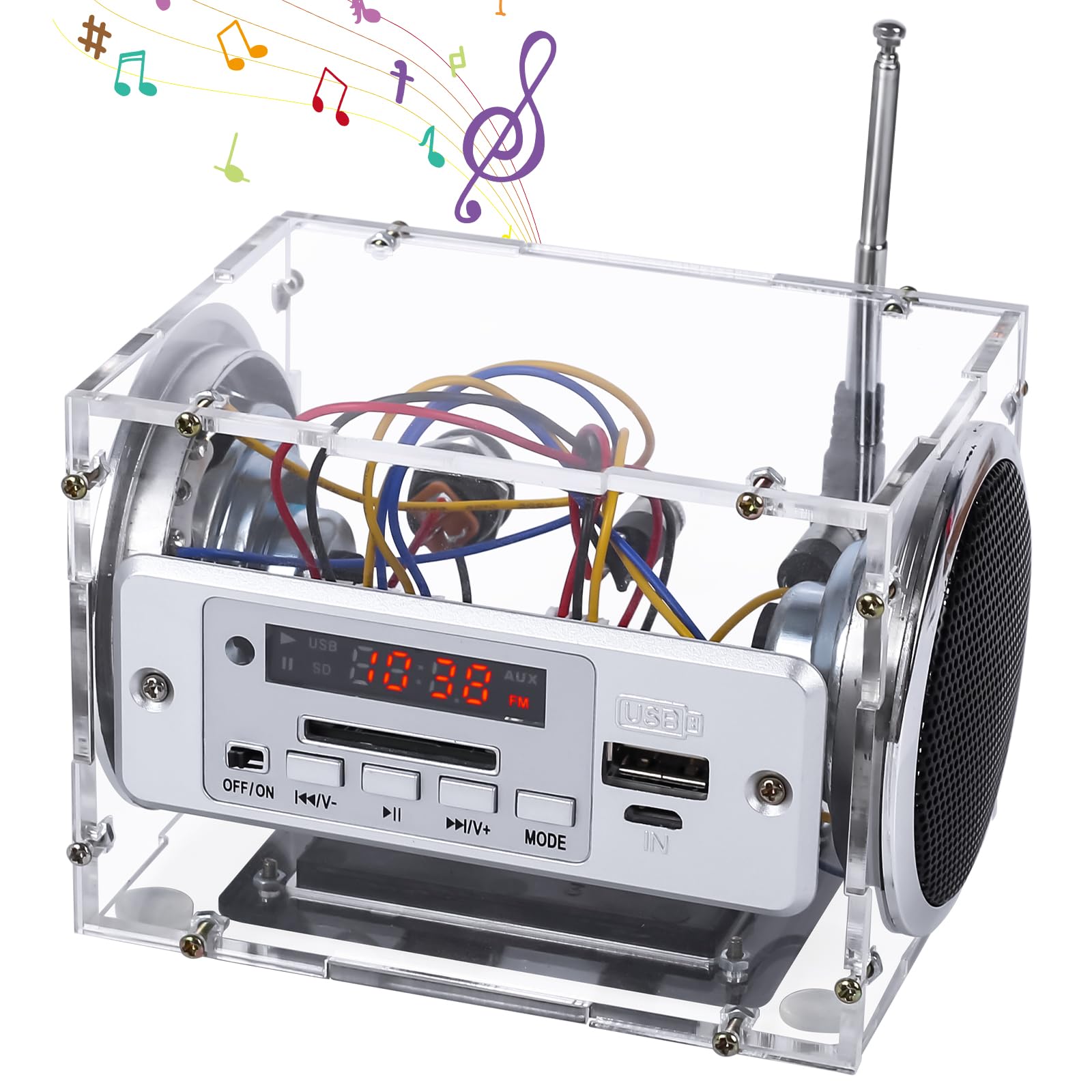 Speaker Box Diy Bluetooth Stereo Bluetooth Boombox Diy Mini