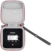 RLSOCO Hard Case for NETGEAR Nighthawk M7 Pro/M6 Pro/M1/M3/M5 Travel Router | Carrying Case for Nighthawk Mobile Hotspot MR7400,MR6500,MR1100 Portable WiFi Protective YKK Zipper Storage Bag,Bag Only