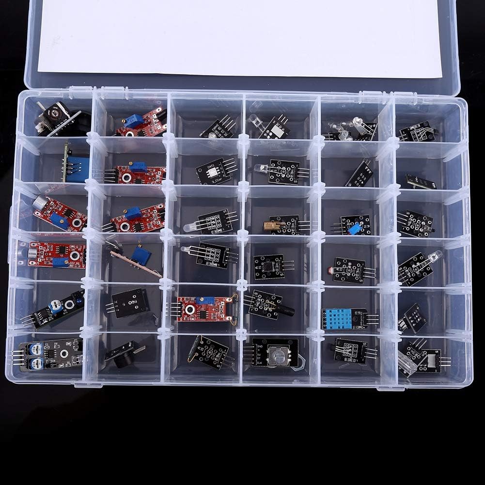 Plyisty Ultimate 37 in 1 Sensor Modules Kit for Electronic Components Starter Kit Set for MCU Education User Beginners - Image 5