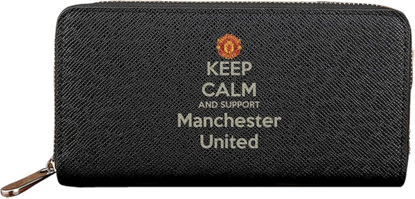 Amazon 平静を保ち マンチェスターユナイテッドを支援する 財布 長財布 メンズ財布 レディース財布 おしゃれ ジッパー コインケース 大容量 小銭入れ ファッション小物 Not 財布