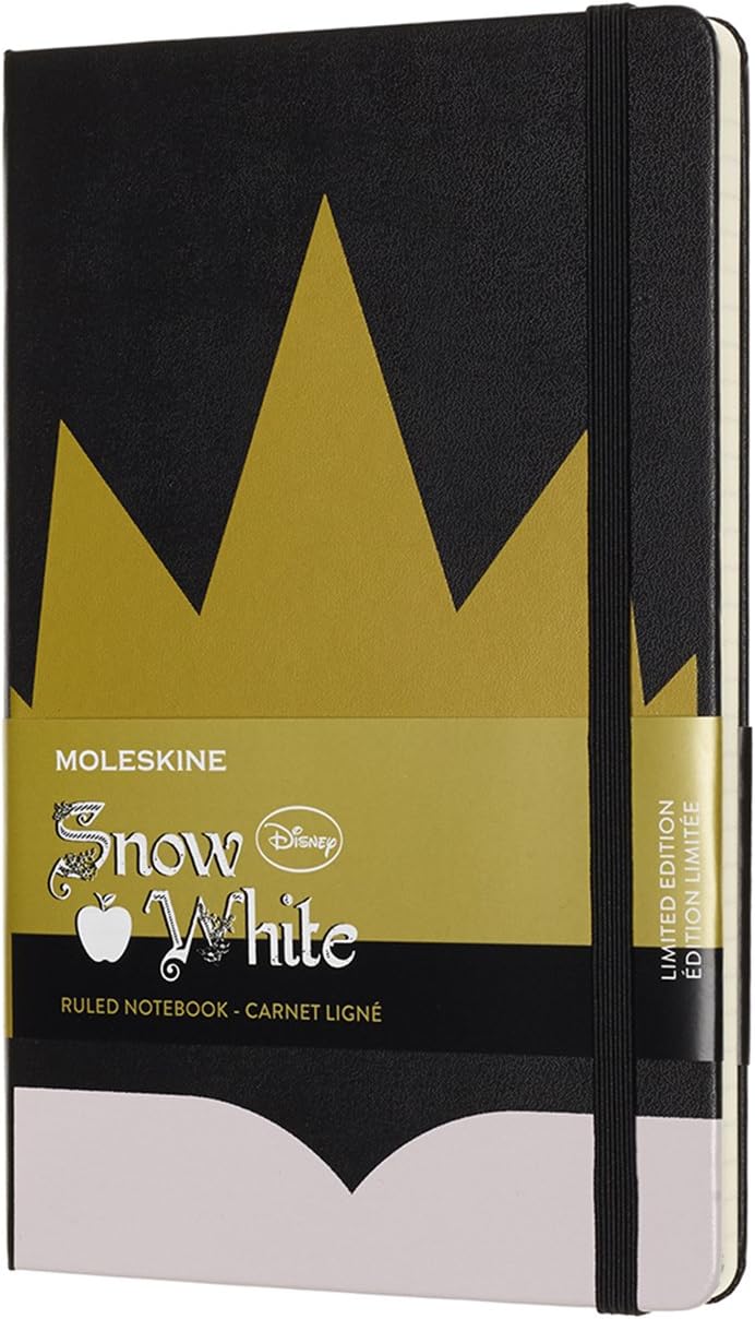 Moleskine Taccuino Snow White in Edizione Limitata Crown, a Righe