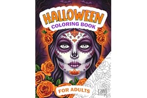 Halloween Coloring Book For Adults: 50 Creepy Creatures, Fall, Autumn and Horror Elements, Witches, Pumpkins Patterns, and Mo