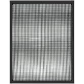 Metro Screenworks Custom Window Screen Fully Assembled, Black Frame | Custom Window Screens Come Assembled and Ready to Install, Pre-Framed Mesh Window Screen Replacement for Home, Patio, Porch