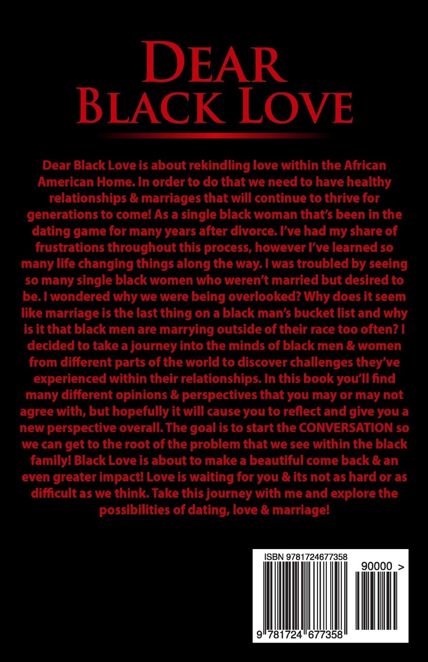 Dear Black Love Rekindling Black Love With Conversation Randall Carissa 9781724677358 Amazon Com Books