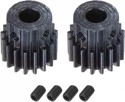 sourcing map 1Mod 17T Pinion Gear 6mm Bore Hardened Steel RC Car Truck Motor 2