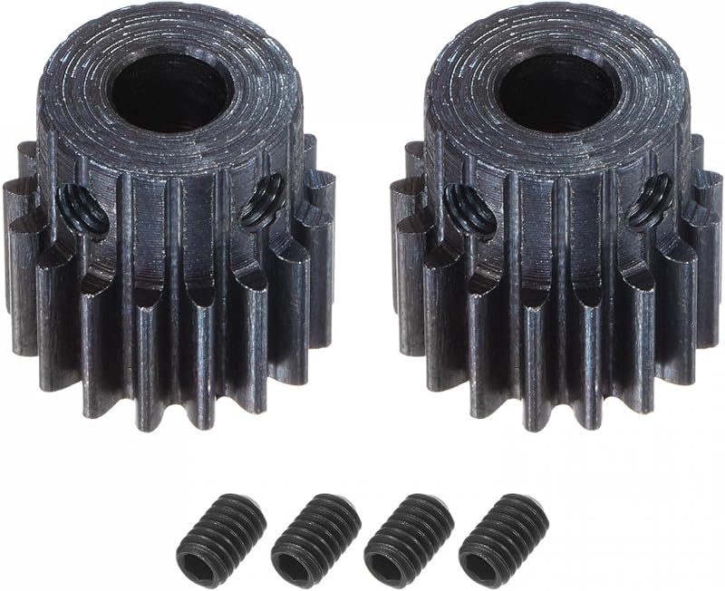 sourcing map 1Mod 17T Pinion Gear 6mm Bore Hardened Steel RC Car Truck Motor 2