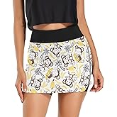 JHKKU Women's Tennis Skirt Inner Shorts Lightweight Golf Casual Sports Skirt with Pockets