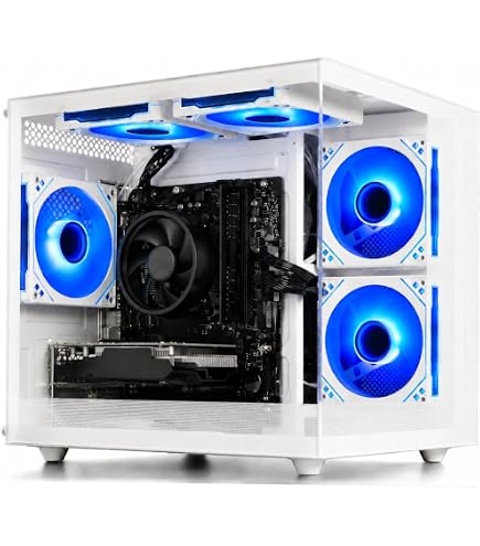 Amazon.com: WIWB Gaming PC Desktop Computer - Ryzen 5 4500, Radeon