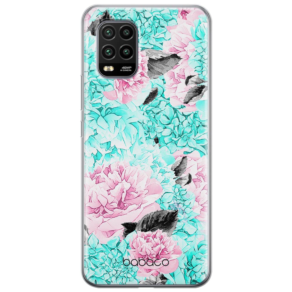 Babaco ERT GROUP mobile phone case for Xiaomi MI 10 LITE original and officially Licensed pattern Flowers 003 optimally adapted to the shape of the mobile phone, case made of TPU