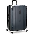 Traveler's Choice New London II Hardside Expandable Spinner Luggage, Navy, Checked-Large 29-Inch