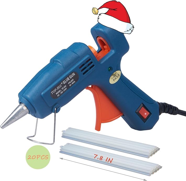 TOPHill Hot Melt Glue Gun, for Kids Handmade, 30W Mini Gun