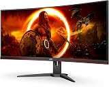 AOC Gaming CU34G2XE 34 Inch WQHD Curved 3440x1440 144Hz 1ms VA HDR10 Monitor