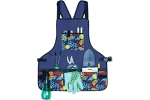 Zopanira Garden Aprons for Women with Pockets - Gardening Apron - Florist Apron - Gifts for Gardeners, Artist, Painting, Art