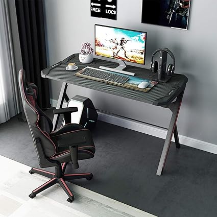 Soges Bureau Gaming Bureau Informatique Bureau Gamer Bureau Informatique Ordinateur Gamer Pro Pour E Sport Avec Lumieres Led Bureau Ergonomique 120 60 72cm Amazon Fr Cuisine Maison
