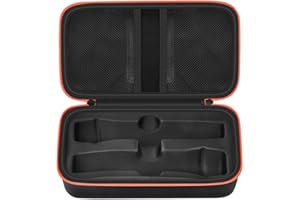 Wireless Microphone Case, Wireless Two Microphone System, Handheld Dual Mic Travel Bag, Portable Microphone Storage Eva Hard 