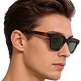 MAYSUNGLASS Square Polarized Sunglasses for Women Men Acetate | Lightweight Fashion UV400 Protection Treydy